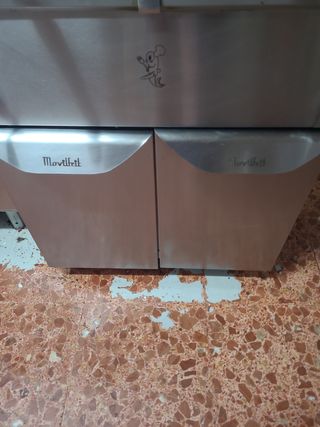 Freidora doble movilfrit industrial