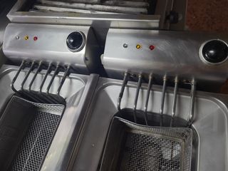 Freidora doble movilfrit industrial