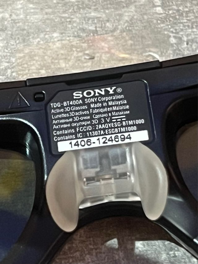 Occhiali Sony active 3D TDG-BT500A originali
