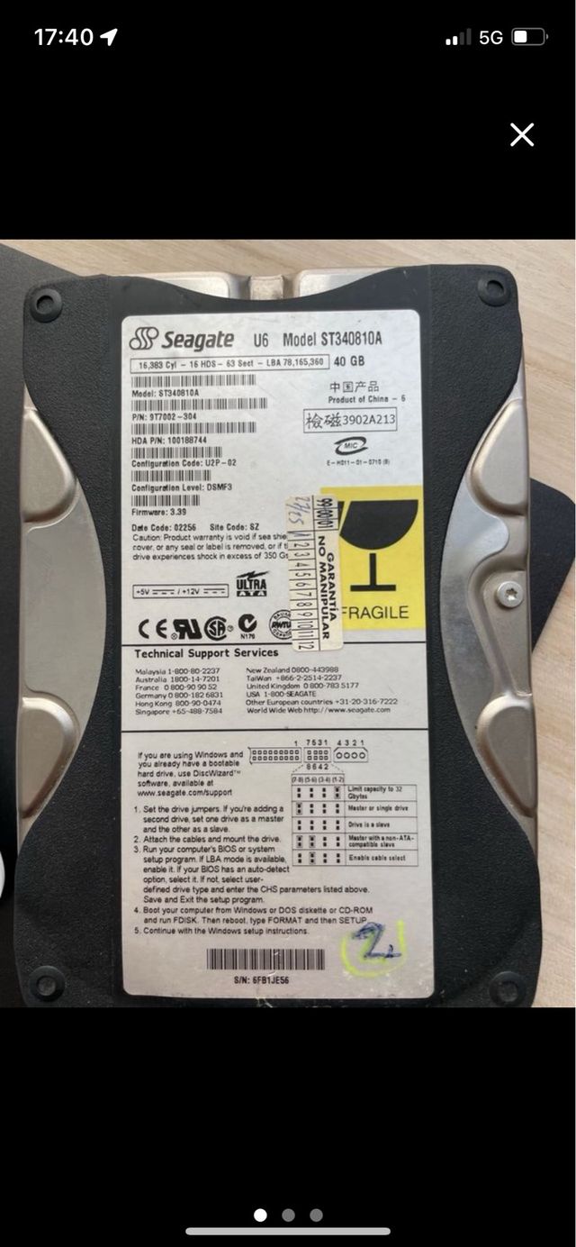 Disco duro Seagate Barracuda 120