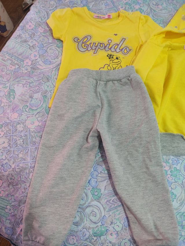 Chándal de niña de 3 piezas