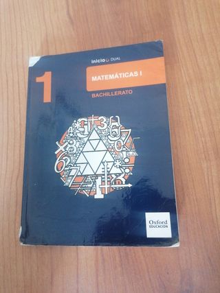 libro de matemáticas 1°bachillerato
