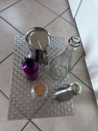 set cucina caraffa,borracce, bottiglie