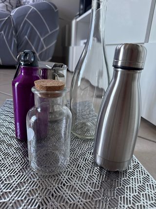 set cucina caraffa,borracce, bottiglie