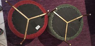 UNIDAD PUFF TERCIOPELO PATA DORADA