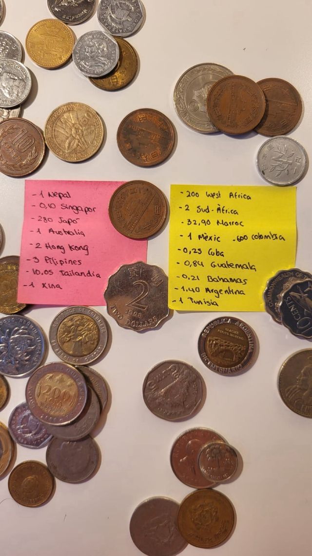 Conjunto Monedas Extranjeras