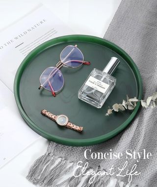 Bandeja Redonda de Resina 27 cm