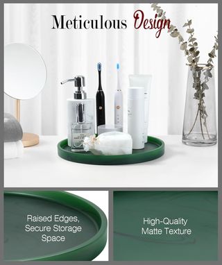 Bandeja Redonda de Resina 27 cm