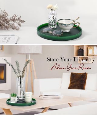 Bandeja Redonda de Resina 27 cm