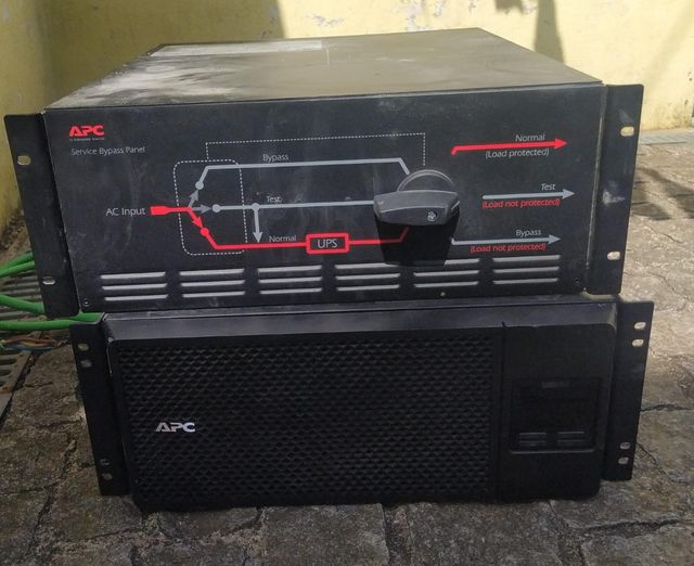 Painel bypass serviços APC 230V, 125A