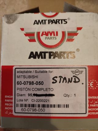 Pistones motor Mitsubishi montero