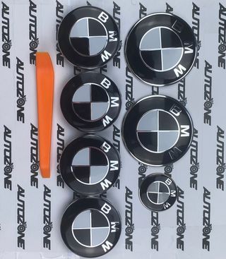 Pack emblemas BMW Blanco/Negro Serie 6 F06/F12/F13