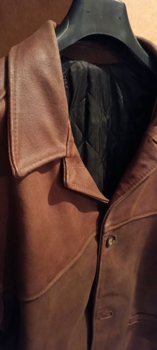 Giaccone vera pelle vintage anni '80