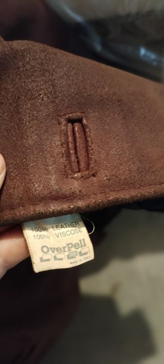 Giaccone vera pelle vintage anni '80