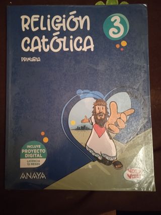 Libro de religión 3 de primaria .