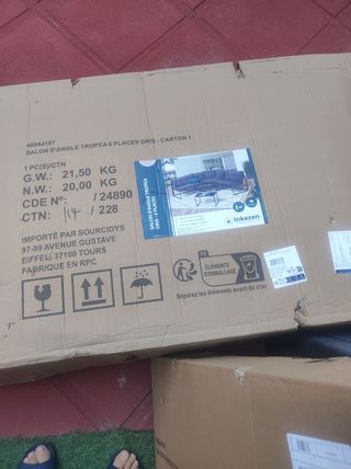 Sofa esquinera jardin