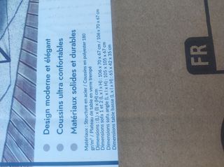 Sofa esquinera jardin