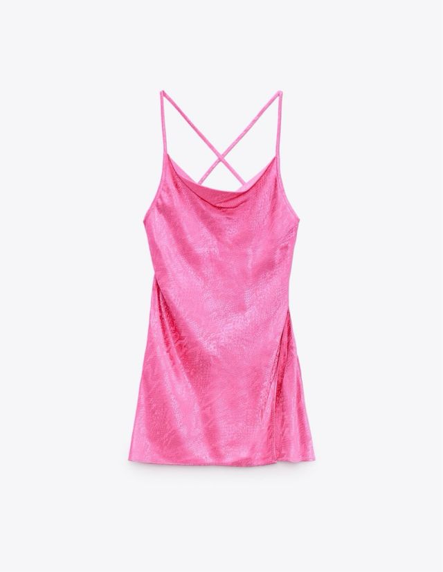 Vestido mini animal print