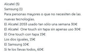TELÉFONOS MÓVILES ADULTOS