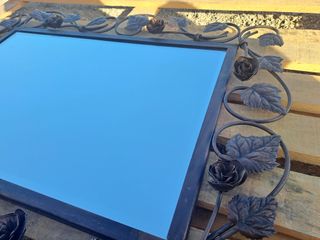 Espejo Rosas Forjado