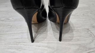 Zapatos negros tacón Zara