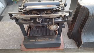 Antigua máquina escribir Remington No 7