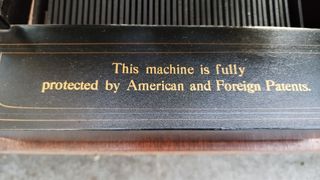 Antigua máquina escribir Remington No 7