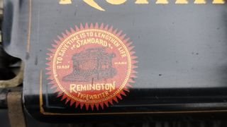 Antigua máquina escribir Remington No 7