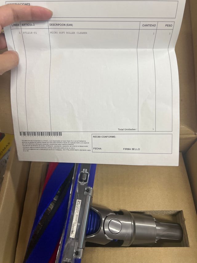 Cepillo para Dyson Micro 1,5kg