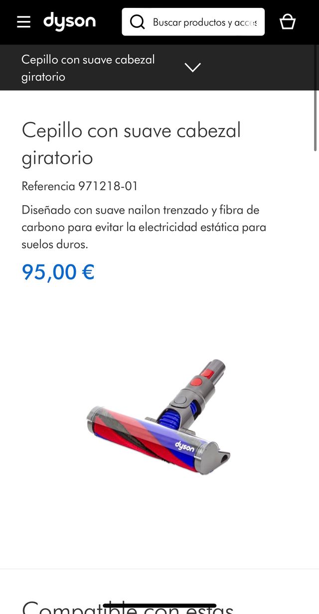Cepillo para Dyson Micro 1,5kg