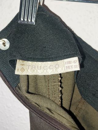 PANTALÓN DE CUERO MARRÓN 