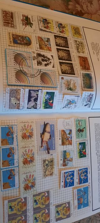 ALBUM DE SELLOS ANTIGUO