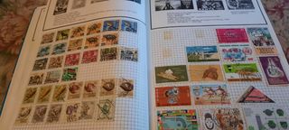 ALBUM DE SELLOS ANTIGUO