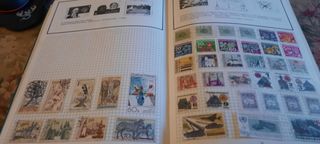 ALBUM DE SELLOS ANTIGUO