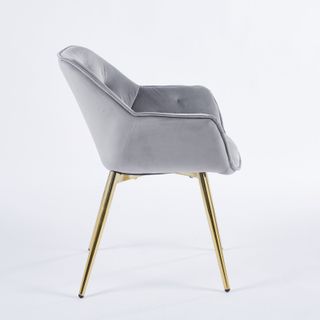 Silla capitoné y mesas para restaurante