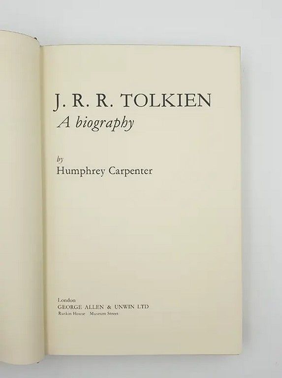 J.R.R. Tolkien a Biography
