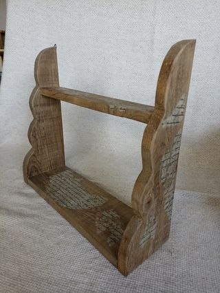 Estantería madera decoración