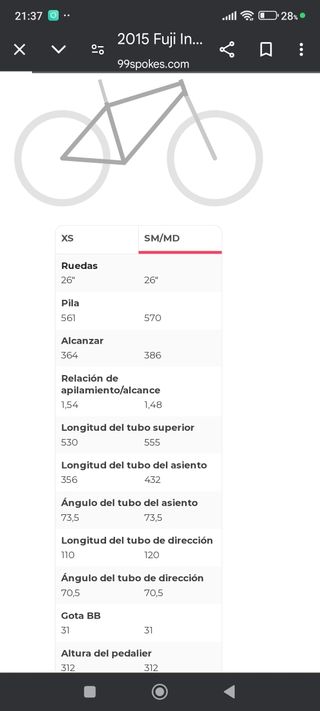 Bicicleta montaña Fuji Inari