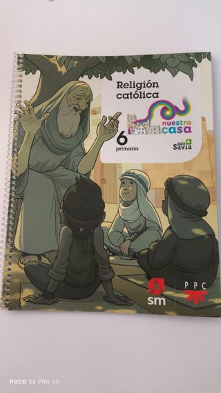 Libro de Religión Católica 6 Primaria SM