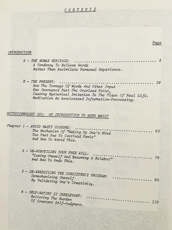 Mind Magic The Science of Microcosmology