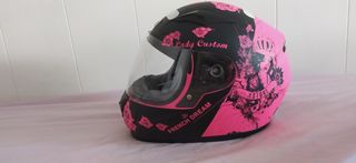 Casco niña para moto 51-52cm