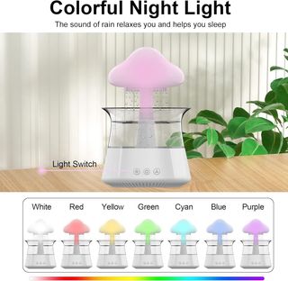 HUMIFICADOR LED NUBE DE LLUVIA