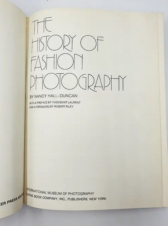 The History of Fashion Photography