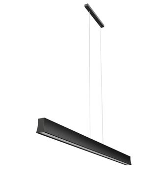 Lampara de techo negra