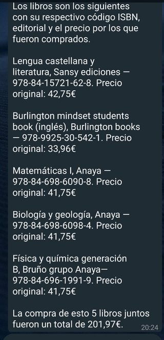 Libro matemáticas 1 bachillerato