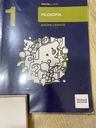 Libro filosofia 1 Bachillerato Oxford
