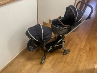 Carrito de juguete gemelar como nuevo