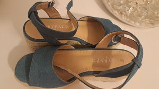 Zapatos cuñas mujer