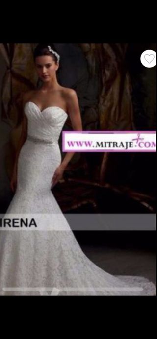 Vestido de novia sirena 