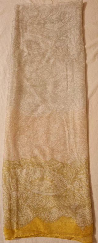 Sciarpa pashmina leggera colori chiari